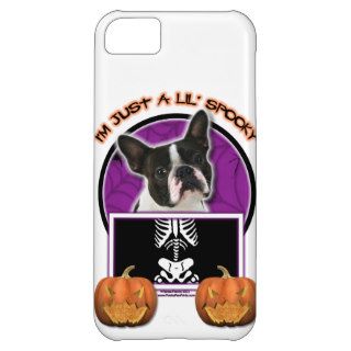 Halloween   Just a Lil Spooky   Boston Terrier iPhone 5C Cases