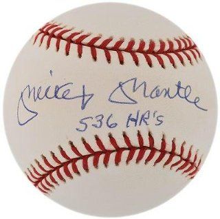 Mickey Mantle 536 HR's Signed Autographed OAL Baseball Ball JSA LOA #X50582   Autographed Baseballs: Sports Collectibles