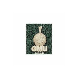 George Mason Patriots "GMU Basketball" Pendant   10KT Gold Jewelry: Clothing