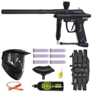 Azodin Kaos Paintball Marker Gun 3Skull Mega Set   Black: Sports & Outdoors