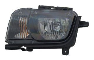 2010 2011 Chevy Camaro CCFL Halo Projector Headlights (Black) Automotive