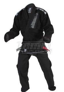 Gameness Pearl Weave Jiu Jitsu Gi   Black : Martial Arts Uniform Jackets : Sports & Outdoors
