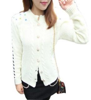 Autumn Lady Embroidery Long Sleeved Sweater Sweater Cardigan Jacket at  Womens Clothing store