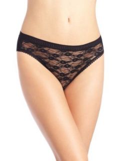 Betsey Johnson Women's Allover Lace Hi Cut Panty at  Womens Clothing store