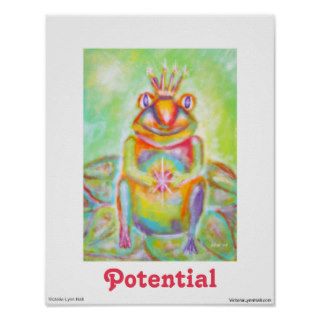 "Potential" Frog Prince Poster