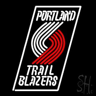 Portland Trail Blazers NBA Neon Sign 24" Tall x 24" Wide x 3" Deep : Business And Store Signs : Office Products