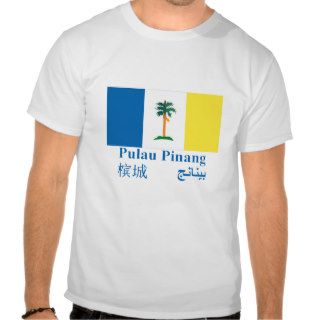 Penang flag with name t shirt