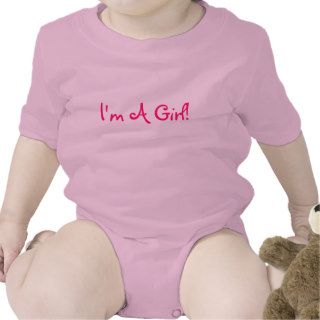 I'm A Girl Baby Onesie Baby Bodysuit