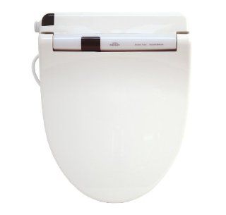 TOTO SW563T695 01 Washlet S400 Round Front Toilet Seat for G Max Toilets with Auto Flush System, Cotton White    