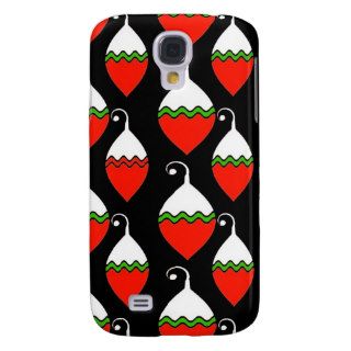Colorful Christmas Holiday Winter Decorative Gifts Samsung Galaxy S4 Cases