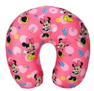 DISNEY MINNIE MOUSE GIRL TRAVEL NECK PILLOW PINK KID SIZE  