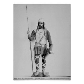 Model of a Frankish warrior Poster