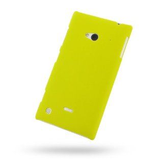 Nokia Lumia 720 Rubberized Hard Cover (Yellow) by SpringFields Electronics