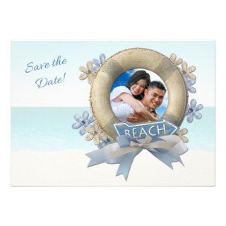 Tropical Destination, Save the Date Custom Invitations