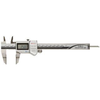 Mitutoyo ABSOLUTE 573 634 Digital Caliper, Stainless Steel, Battery Powered, Narrow Tip Jaw, 0 150mm Range, +/ 0.02mm Accuracy, 0.01mm Resolution, Meets IP67 Specifications: Mitutoyo Digital Carbide: Industrial & Scientific