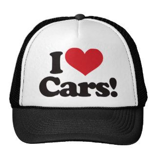 I Love Cars! Hats