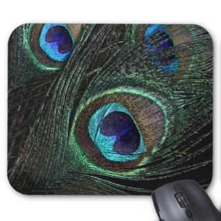 Peacock Feather Mousepad