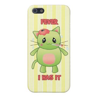 Fever I has it Kawaii Kitten Cover For iPhone 5