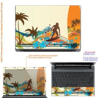 Decalrus   Decal Skin Sticker for Acer C710 with 11.6" screen (IMPORTANT read Compare your laptop to IDENTIFY image on this listing for correct model) case cover C710 561 445 Computers & Accessories