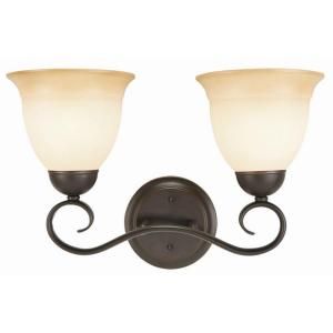 Design House Cameron 2 Light Oil Rubbed Bronze Wall Sconce 512640