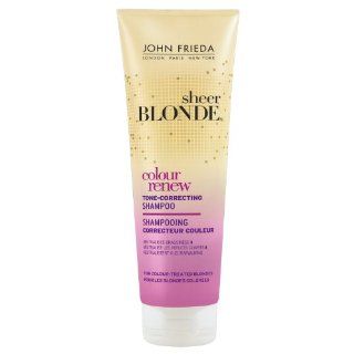 John Frieda Sheer Blonde Colour Renew Tone Correcting Shampoo 250ml  Hair Shampoos  Beauty
