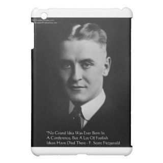 F Scott Fitzgerald "Foolish Ideas" Wisdom Gifts iPad Mini Cover