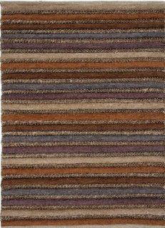 Addison and Banks AMZ_CP0252 Natural Stripe Pattern Cotton/Rayon/Polyester Hand Woven Rug, 24 by 40 Inch   Handmade Rugs