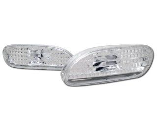 Depo Crystal Clear Parking Bumper Side Marker Lights Lamp Eclipse/Talon: Automotive