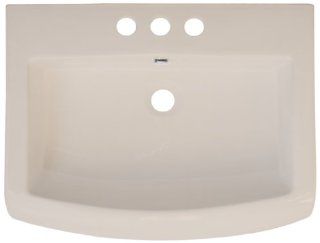 American Imaginations 416 23 Inch by 18 Inch Biscuit Ceramic Top with 8 Inch Centers   Built In Kitchen Cabinetry  