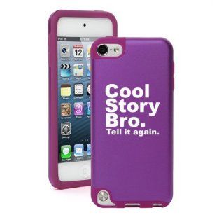 Apple iPod Touch 5th Generation Purple BP42 Aluminum & Silicone Hard Case Cover Cool Story Bro: Cell Phones & Accessories