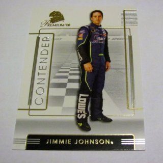 JIMMIE JOHNSON 2008 Press Pass Premium "Contender" Nascar Card #29: Everything Else