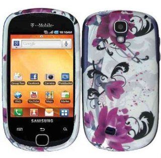 Purple Lily Protector Hard Case Cover for Samsung Gravity Smart T589: Cell Phones & Accessories