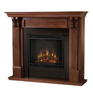 Real Flame Ashley Electric Fireplace in Mahogany  