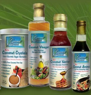 Coconut Secret 4 pack (Nectar, Aminos, Vinegar & Crystals): Everything Else