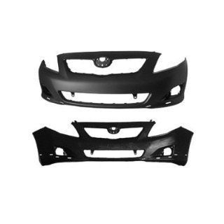 PAINTED FRONT BUMPER COVER TOYOTA COROLLA 2009 NEW SP, S and XR Models   Barcelona Red Mica Metallic   3R3: Automotive