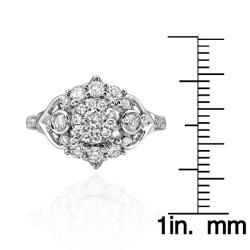 14k White Gold 1 1/2ct. TDW White Diamond Ring (G H, I1 I2) Engagement Rings