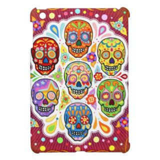 Colorful Day of the Dead Skulls iPad Mini Case