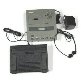 Dictaphone 3740 Microcassette Transcriber w/Foot Control Headset Power Supply : Microcassette Recorders : MP3 Players & Accessories