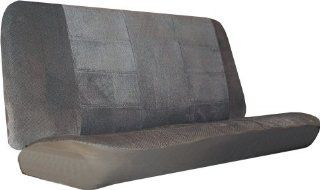 CPR Racing USA 1 Quilted Velour Regal Standard rear Bench or small Truck Car SUV Seat Covers   Charcoal Grey: Automotive