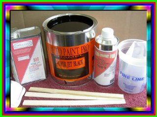 Auto Body Paint Single Stage Enamel Super Jet Black kit $ 79.00: Automotive