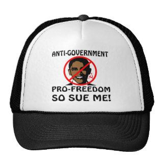 Anti Government Pro Freedom Trucker Hat