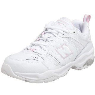 New Balance Women's WX602 Training Shoe,White/Pink,7 B: Sports & Outdoors