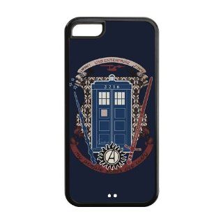 Doctor Who and Sherlock iPhone 5C Case New style Snap On Cover: Computers & Accessories