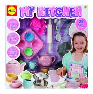 ALEX Toys   Pretend & Play 22 Piece Cook Set 606/22: Toys & Games