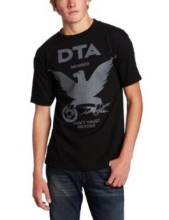 DTA SECURED BY ROGUE STATUS Men's Dta Eagle New Tee, Black/Grey, Small: Clothing