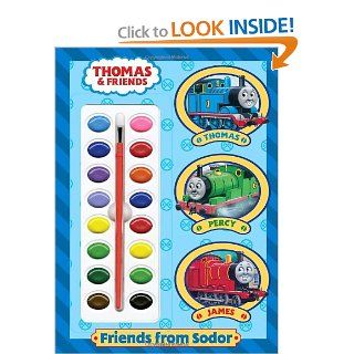 Friends from Sodor (Thomas & Friends) (Deluxe Paint Box Book): Golden Books, Hit Entertainment: 9780375842924: Books