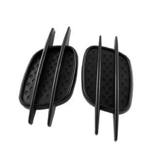 Amico Black Plastic Car Door Bumper Guard Shield 2 Pieces: Automotive
