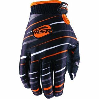 MSR Racing Axxis Men's MX/Off Road/Dirt Bike Motorcycle Gloves   Black/Orange / X Large: Automotive