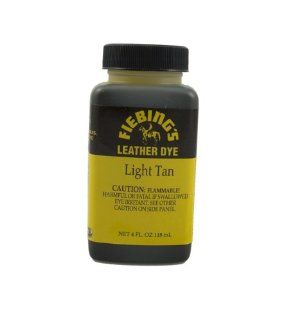 Springfield Leather Company's Fiebings Light Tan Leather Dye 4oz   Automotive Leather Cleaners
