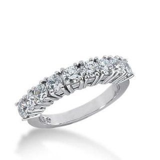 Diamond Wedding Ring 2 Round Stone 0.10 2 Round Stone 0.12 ct 2 Round Stone 0.15 ct 1 Round Stone 0.25 ct Total 0.99 ctw. 589 WR2341: Wedding Bands Wholesale: Jewelry
